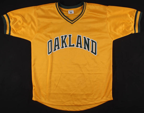 Dave Stewart Signed Oakland Athletics Jersey (JSA COA) 3xWorld Series –
