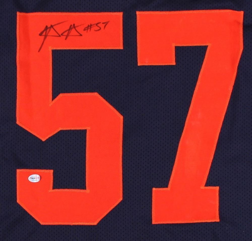 Jon Bostic Signed Chicago Bears Jersey / Bears #2 pick 2013 NFL Draft / Coa