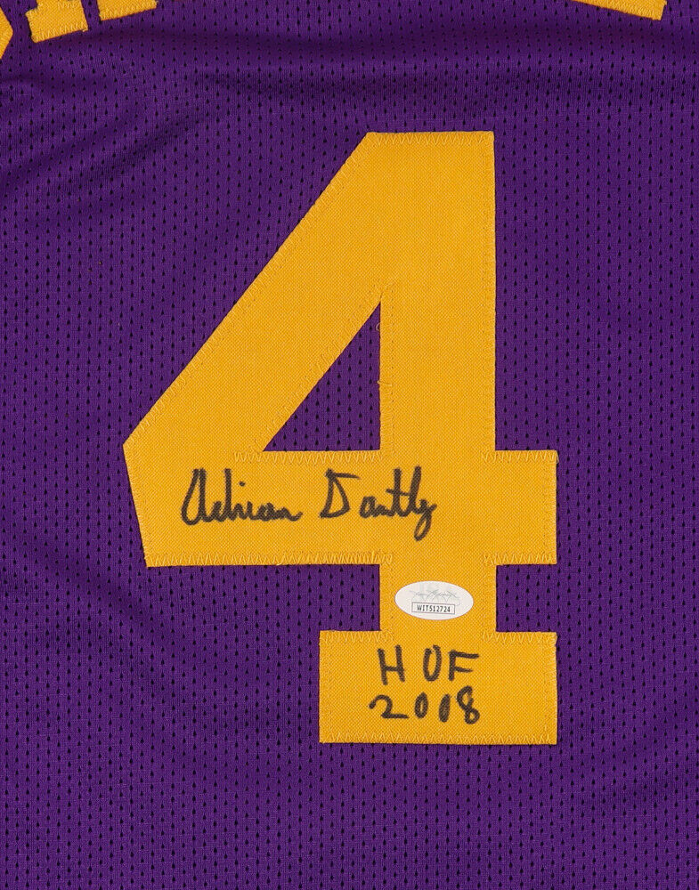 Adrian Dantley Signed Utah Jazz Jersey Inscribed "HOF 2008" (JSA Hologram)