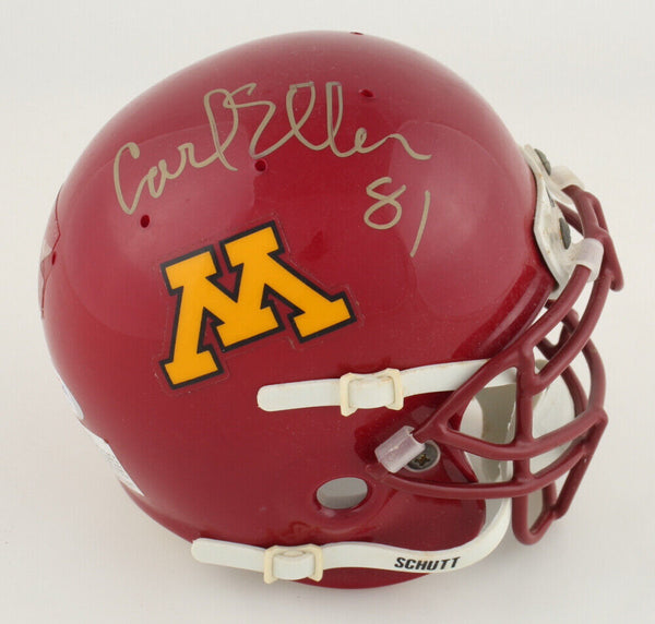College Football Minnesota Gophers Gold Helmets Carl Eller Signed