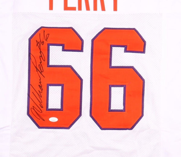 William Perry Signed Orange Chicago Bears Jersey (JSA COA) 1986 Super –