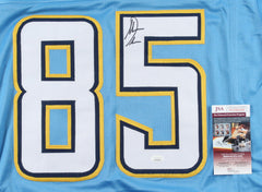 Antonio Gates Signed San Diego Chargers Jersey (JSA COA) 8×Pro Bowl Tight End