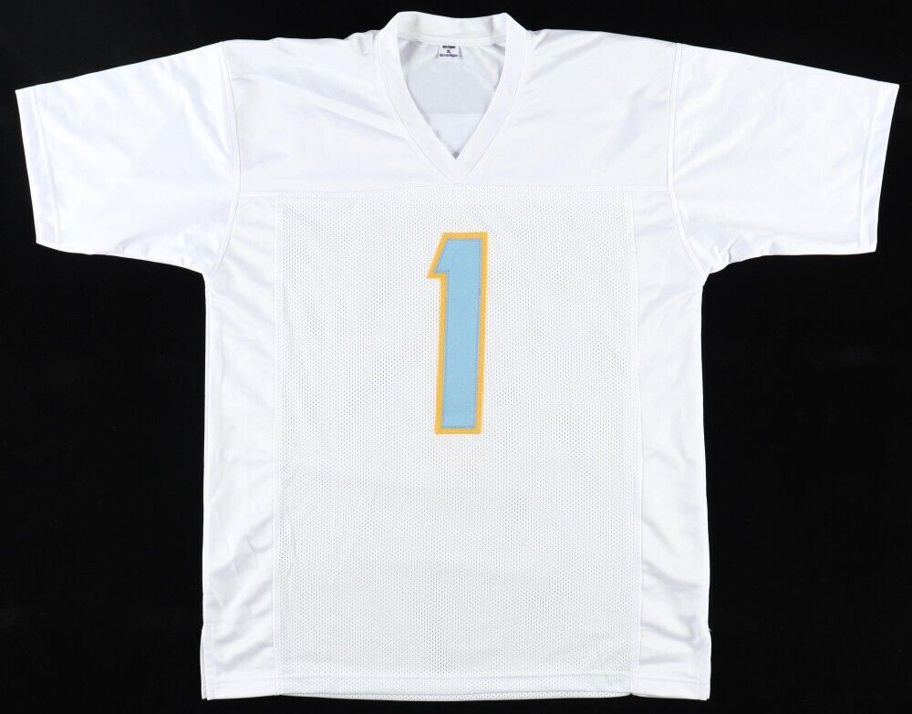 Quentin Johnston Signed San Diego Chargers Jersey (Beckett) 2023 1st Rnd Pck W.R