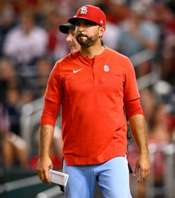 Oliver Marmol Signed St Louis Cardinals Jersey (JSA COA) Card Manager since 2022