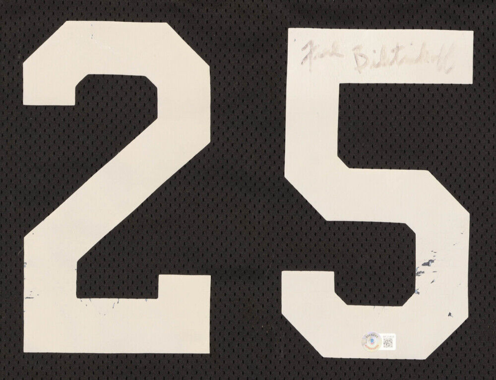 Fred Biletnikoff Signed Raiders Jersey (Beckett) Oakland Wide Receiver 1965–1978
