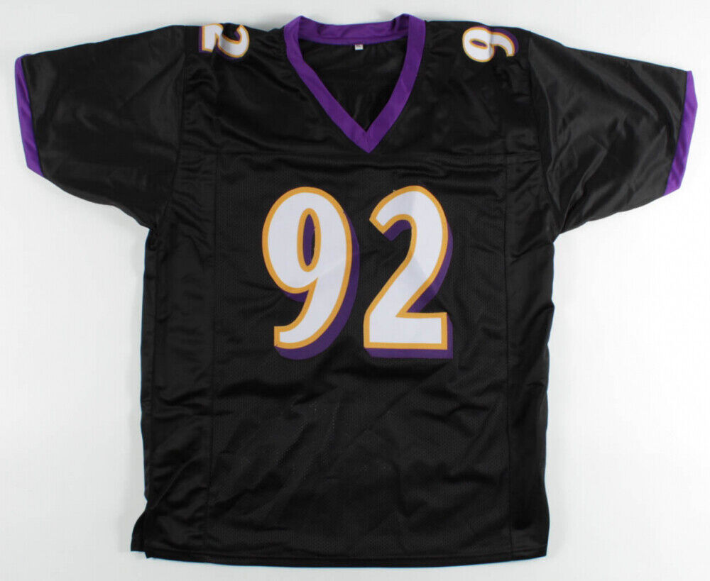 Haloti Ngata Signed Baltimore Ravens Career Highlight Stat Jersey (JSA Hologram)
