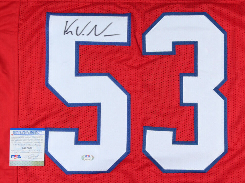 Kyle Van Noy Signed Patriots Jersey (PSA/DNA COA) New England 2xSB Champion LB