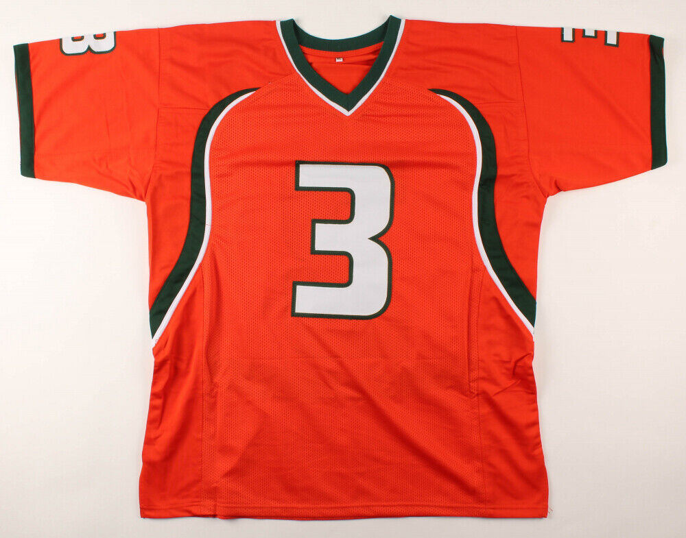 Frank Gore Signed Miami Hurricane Jersey (Beckett COA) 5×Pro Bowl Running Back