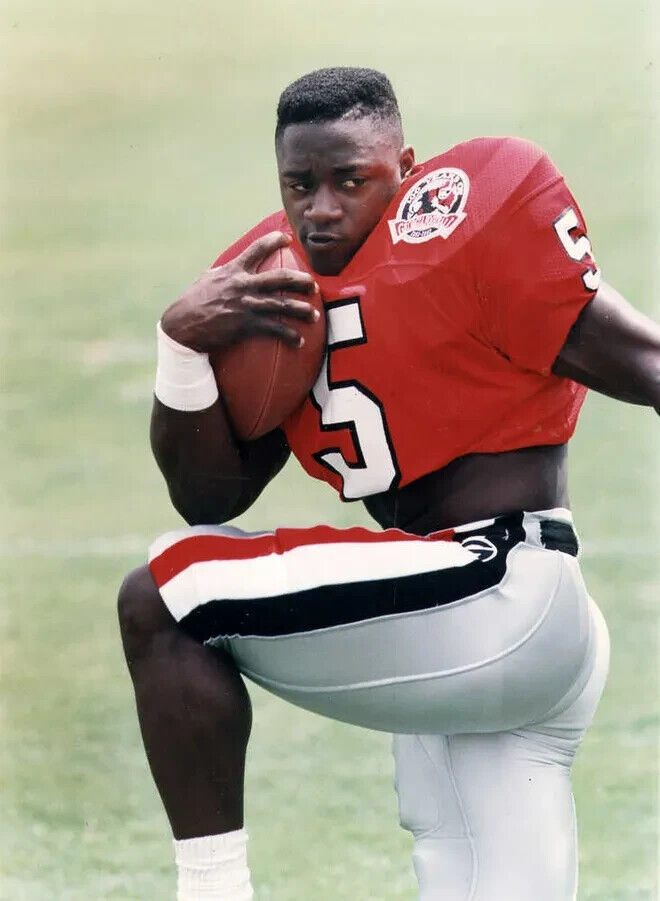 Garrison Hearst Signed Georgia Bulldogs Jersey Inscribed "Sec Poy" (PSA) 49er RB