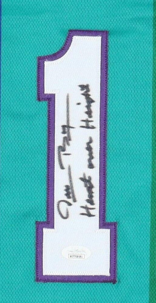 Tyrone Muggsy Bogues Signed Charlotte Hornets Jersey "Heart Over Height" (JSA)
