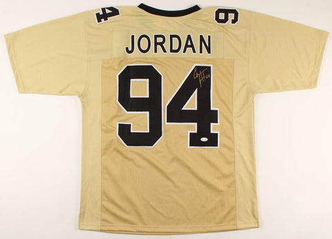 Cameron Jordan Signed New Orleans Saints Gold Jersey (JSA COA) 3×Pro Bowl D.E.