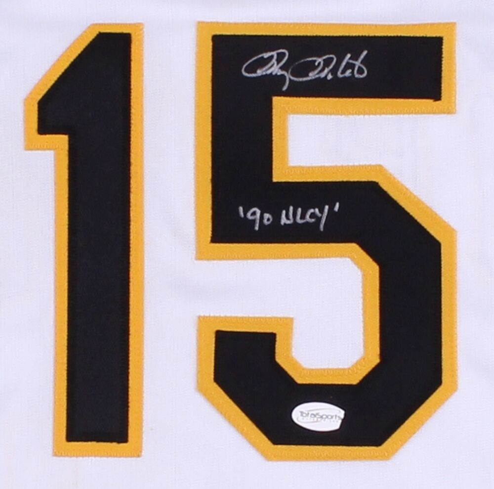 Doug Drabek Signed Pirates Jersey Inscribed "90 NLCY" (TSE) N.L.All-Star (1994)