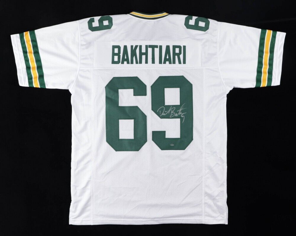 David Bakhtiari Signed Packers Jersey (OKAuthentics) Green Bay 3xPro Bowl O.T.