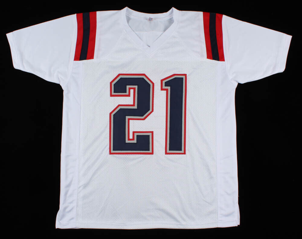 Adrian Phillips Signed New England Patriots Jersey (JSA COA) Pro Bowl Safety