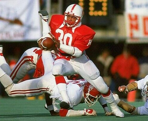 Mike Rozier, Johnny Rodgers, & Eric Crouch Signed Nebraska Heisman Winner Jersey