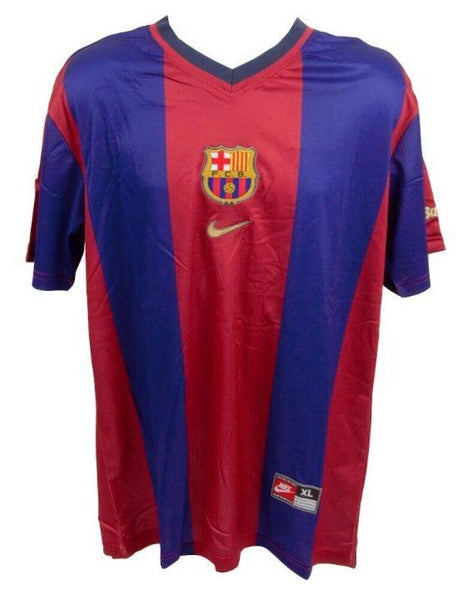 正規品Nike Barcelona 1999-01 Kluivert 9 XL 1999-00 Barcelona Centenary Fan Tee Kluivert #9 - 6/10 - (XL)