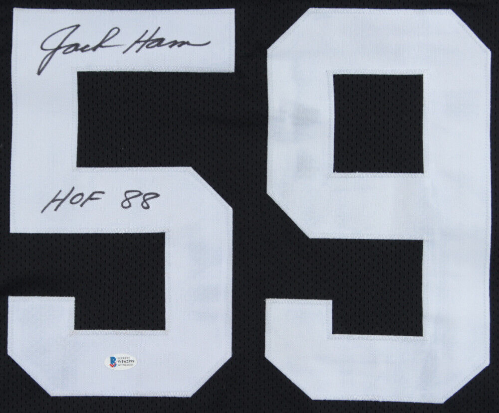 Jack Ham Signed Pittsburgh Steelers Jersey Inscribed "HOF 88" (Beckett COA)