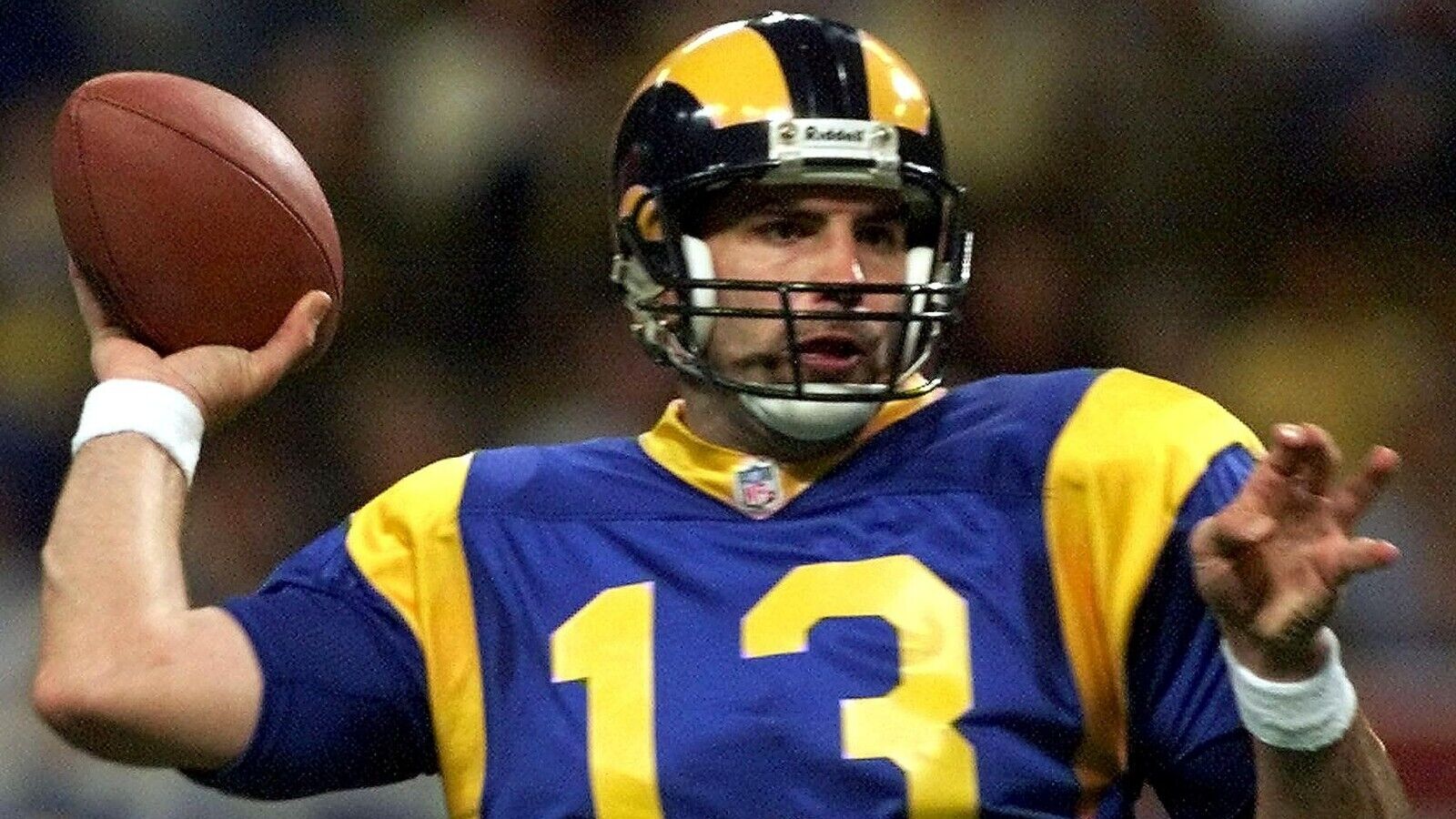 Kurt Warner Signed Los Angeles Rams Mitchell & Ness 1999 Style Jersey (PA LOA)