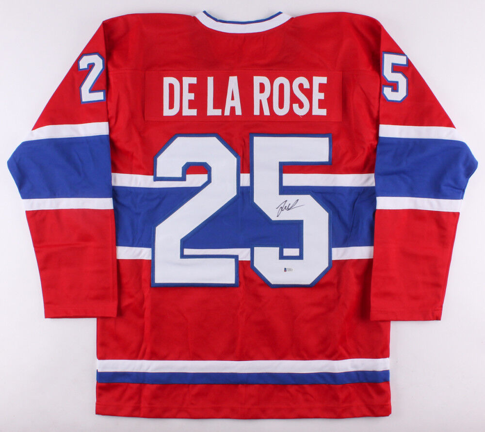 Jacob de la Rose Signed Canadiens Jersey (Beckett COA) Playing career 2012–Now