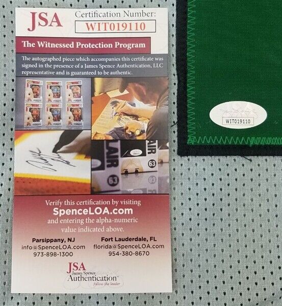 Denzel Mims Signed Jets Jersey (JSA COA) New York's #2 Pick 2020 NFL Draft W.R