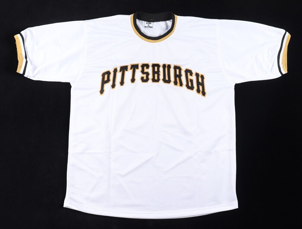 Rick Rhoden Signed Pittsburgh Pirates Jersey (TSE)2xAll Star Pitcher 1976 & 1986