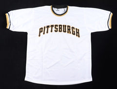 Rick Rhoden Signed Pittsburgh Pirates Jersey (TSE)2xAll Star Pitcher 1976 & 1986