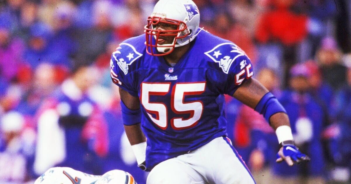 Willie McGinest Signed Patriots Jersey (Beckett COA) 3xSuper Bowl Champion