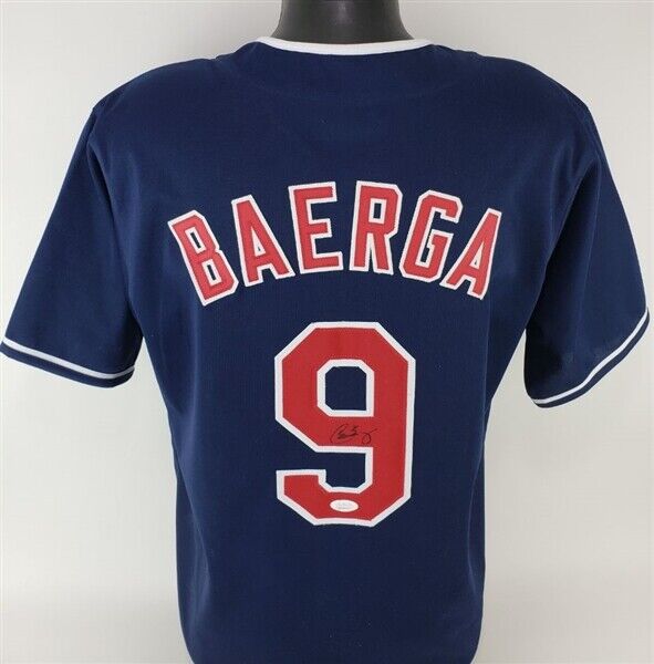 Carlos Baerga Signed Cleveland Indians Jersey (JSA COA) 3xAll Star 2nd Baseman