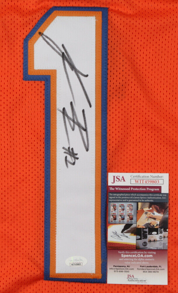 Kadarius Toney Signed Florida Gators Jersey (JSA COA) 2021 1st Rnd Pick Giants