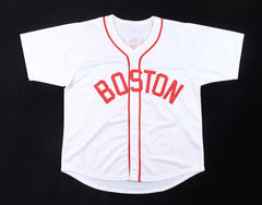 Jim Lonborg Signed Boston Red Sox Jersey Inscribed "67 AL CY Young" (JSA COA)