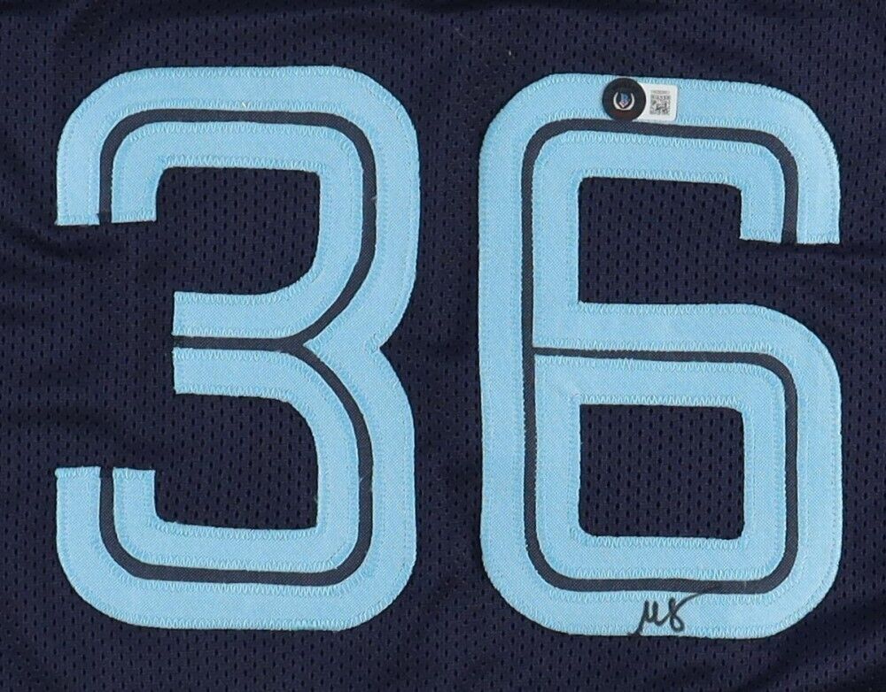 Marcus Smart Signed Memphis Grizzlies Jersey (Beckett) 2021-22 Defensive P.O.Y.