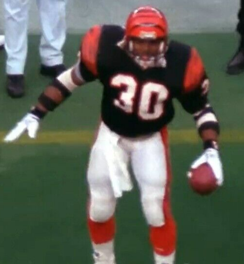 Ickey Woods Signed Cincinnati Bengals Jersey (Beckett COA) Super Bowl XXIII R.B.