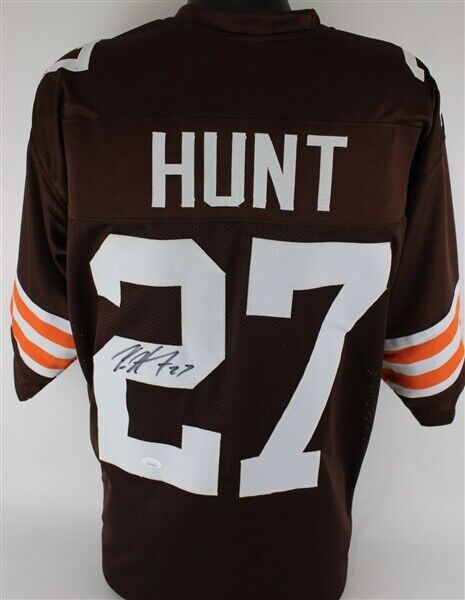Kareem Hunt Cleveland Browns Signed Jersey / 2017 Rookie Running Back  (JSA COA)
