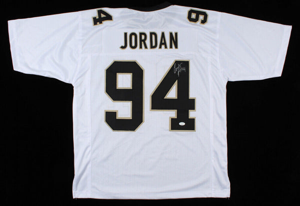 Cameron Jordan Signed 34x42 Custom Framed Jersey (JSA COA)