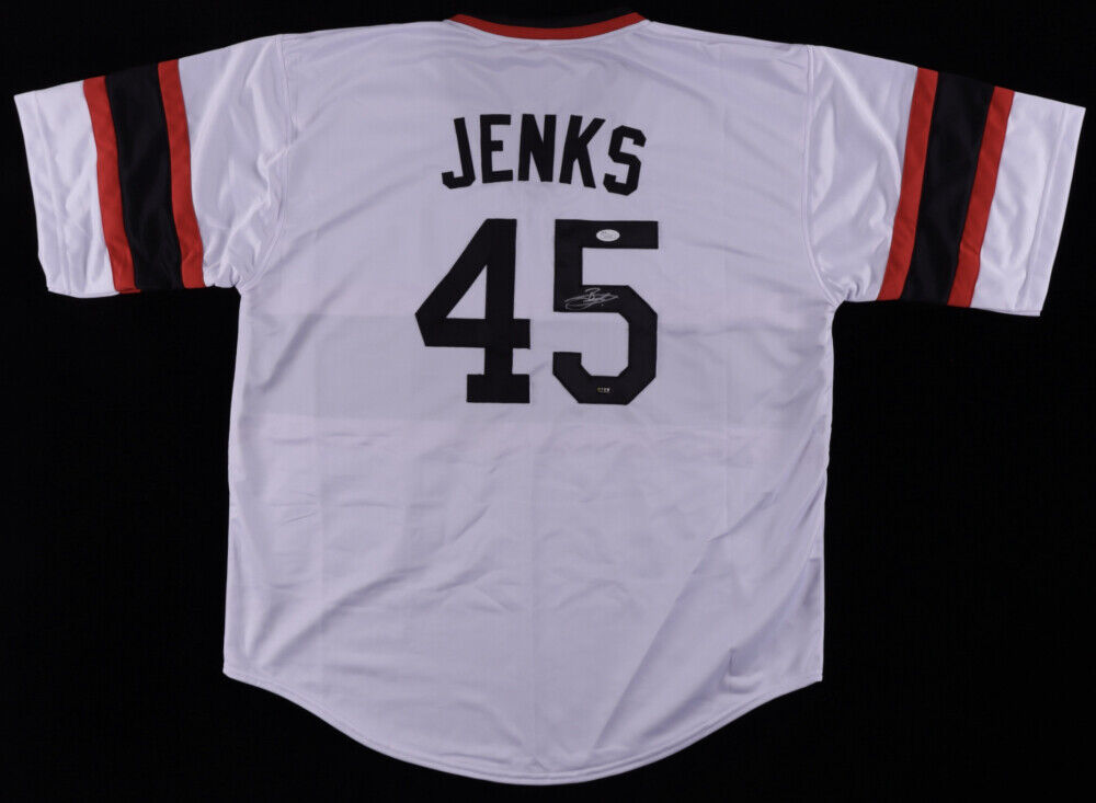 Bobby Jenks Signed Chicago White Sox 1983 Throwback Jersey (JSA & GTSM Hologram)