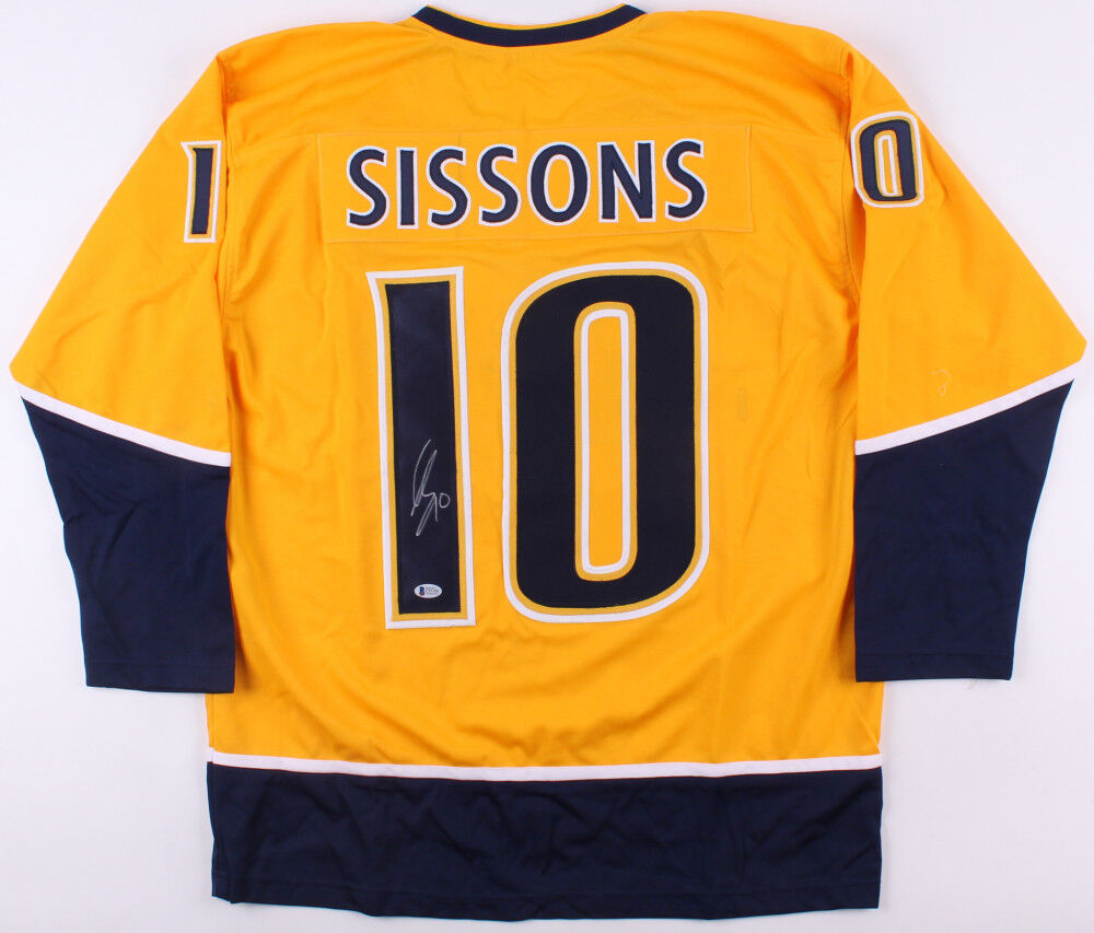 Colton Sissons Signed Nashville Predators Jersey (Beckett COA) Center