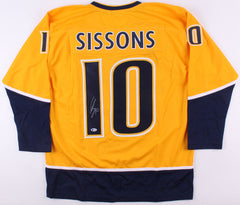 Colton Sissons Signed Nashville Predators Jersey (Beckett COA) Center