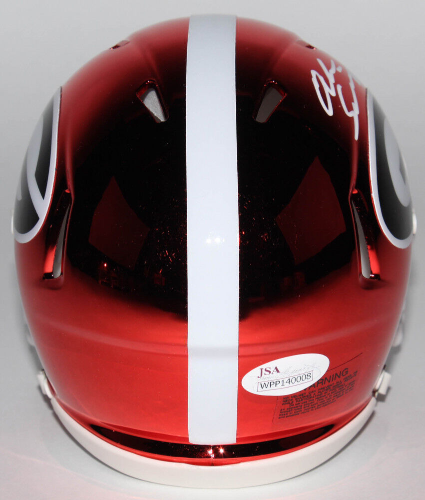 Alec Ogletree Signed Georgia Bulldogs Speed Mini Helmet / N.Y. Giants Linebacker