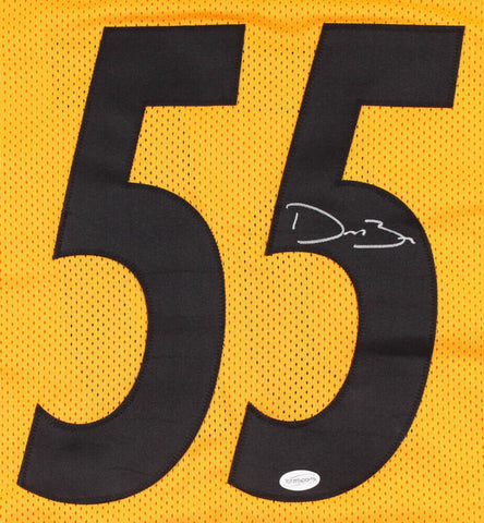 Devin Bush Signed Pittsburgh Steelers Jersey (TSE Holo) 2019 1st Rd Pk L.B. Mich