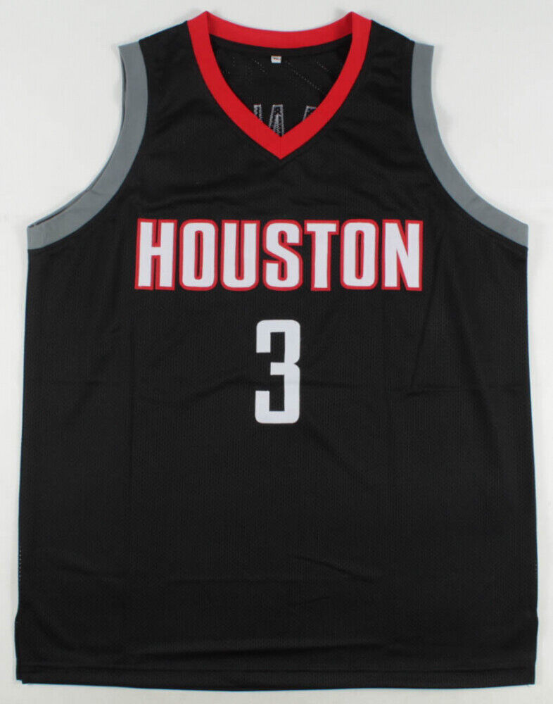 Steve Francis Signed Houston Rockets Black Jersey (JSA COA) 3xAll Star Guard