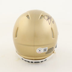 Joe Theismann Signed Notre Dame Fighting Irish Mini Helmet (Beckett) Redskins QB