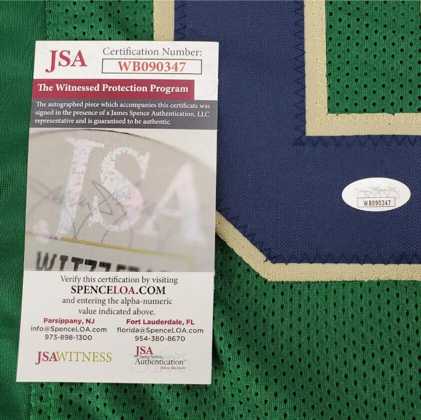 Cole Kmet Signed Notre Dame Fighting Irish Jersey (JSA COA) Chicago Bears T End