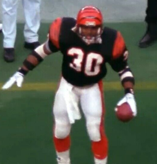 Ickey Woods Signed Cincinnati Bengals Jersey (Beckett COA) Super Bowl XXIII RB