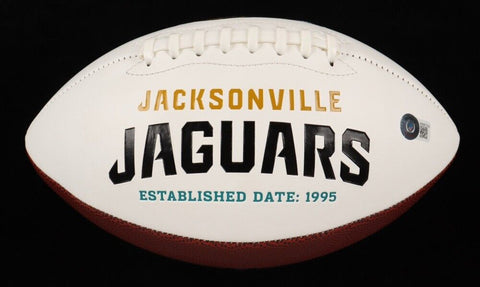 Travon Walker Signed Jacksonville Jaguars Logo Football (Beckett) 2022 #1 Pick