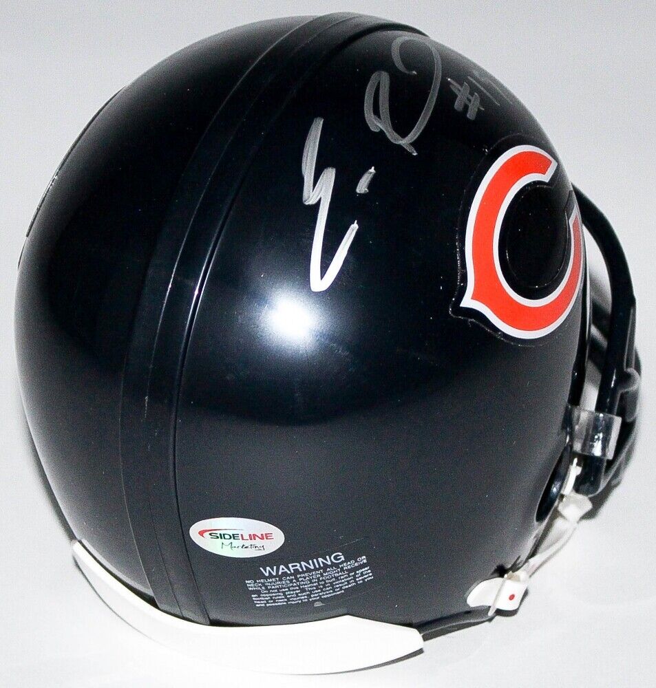 Eddie Royal Signed Chicago Bears Mini-Helmet (Sideline Marketing) Wide Receiver