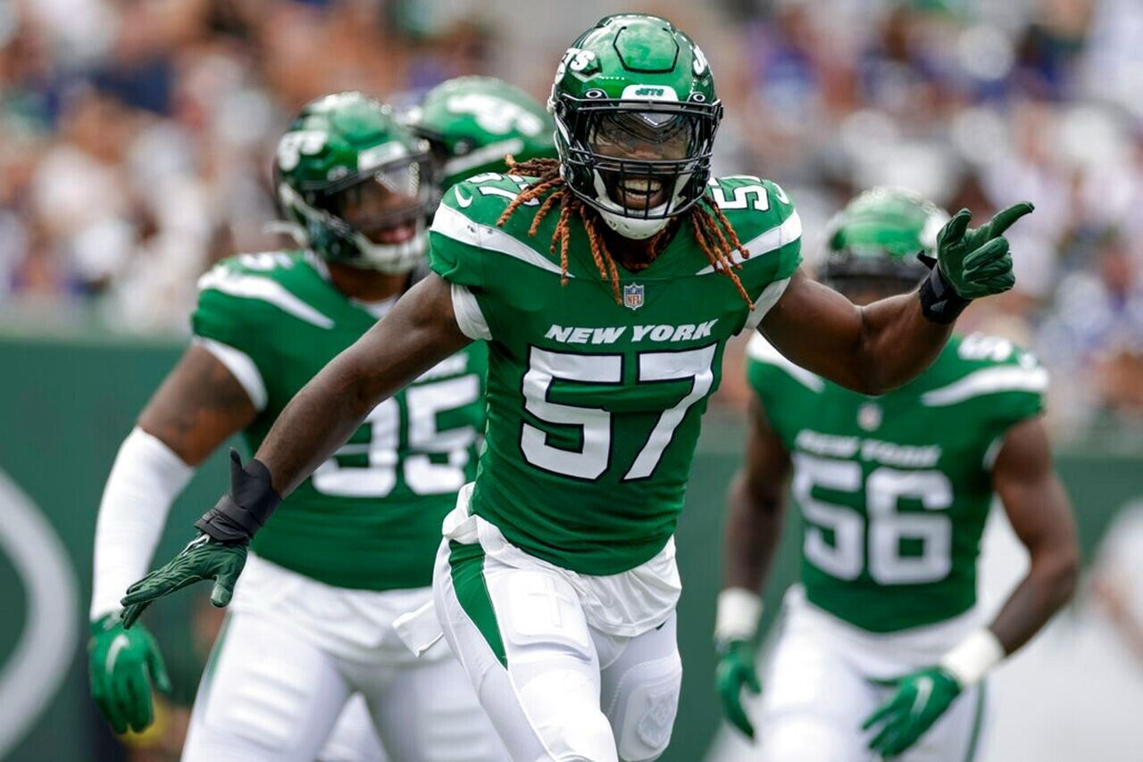 C.J. Mosley Signed New York Jets Jersey (JSA COA) 2014 1st Round Pick Linebacker