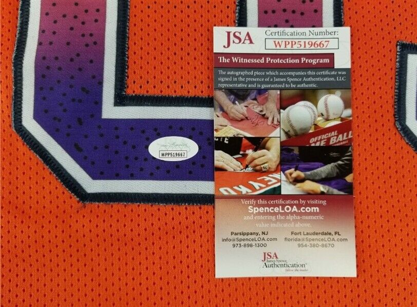 Mike Ditka Signed Chicago Bears Custom Orange Jersey (JSA Witness COA)