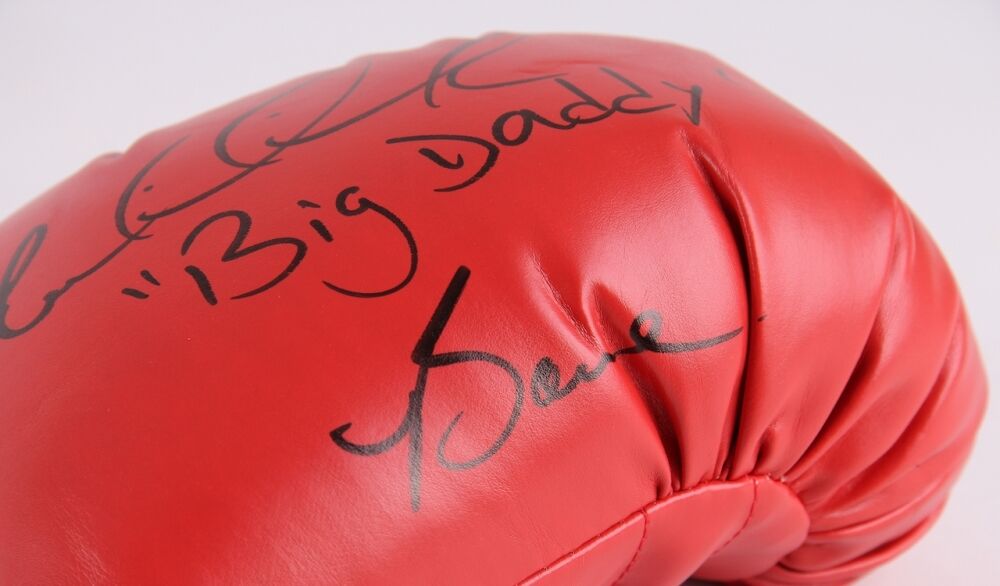 Riddick "Big Daddy" Bowe Signed Everlast Boxing Glove (Bowe Hologram)