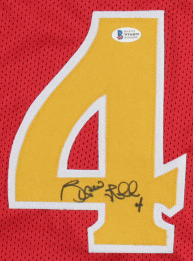 Spud Webb Signed Atlanta Hawks Jersey (Beckett COA) 1986 Slam Dunk Champion