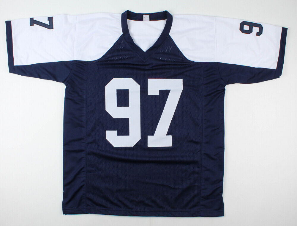 Everson Griffen Signed Cowboys Jersey (Beckett COA)Dallas All Pro Defensive End